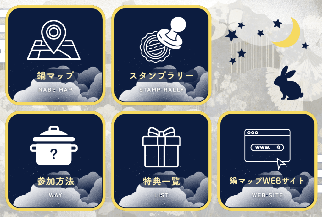 秋田市鍋マップリッチメニュー